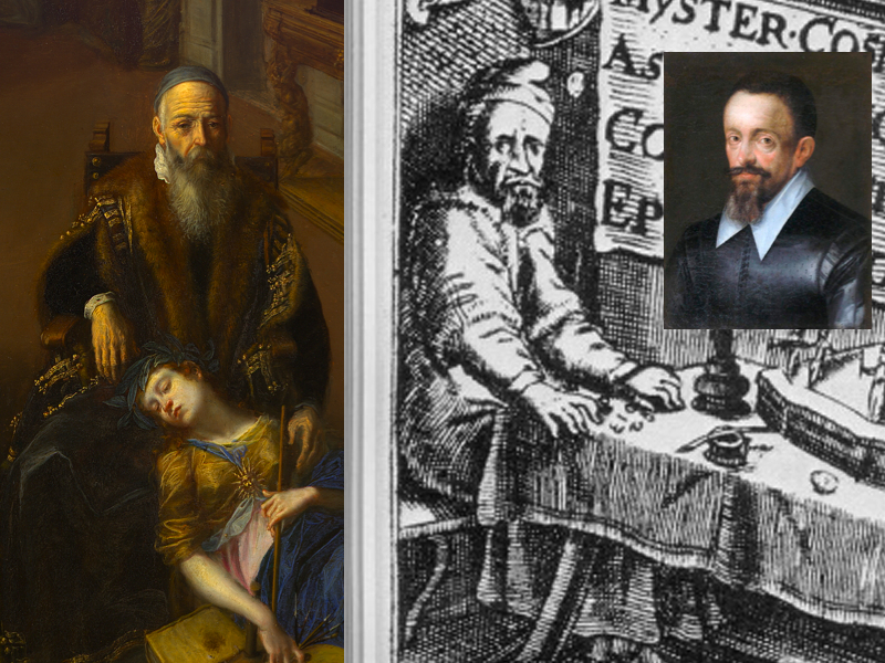 Kepler potraits from the Rudolphine Tables and by Hans Aachen compared with the Linder Gallery